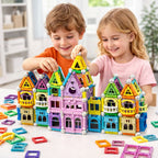 Bloques Magnéticos Castillo de Construcción 168 Piezas Juego en Casa - Titina