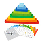 Juego Educativo de Matemáticas con Bloques Tarjetas y Números - Titina