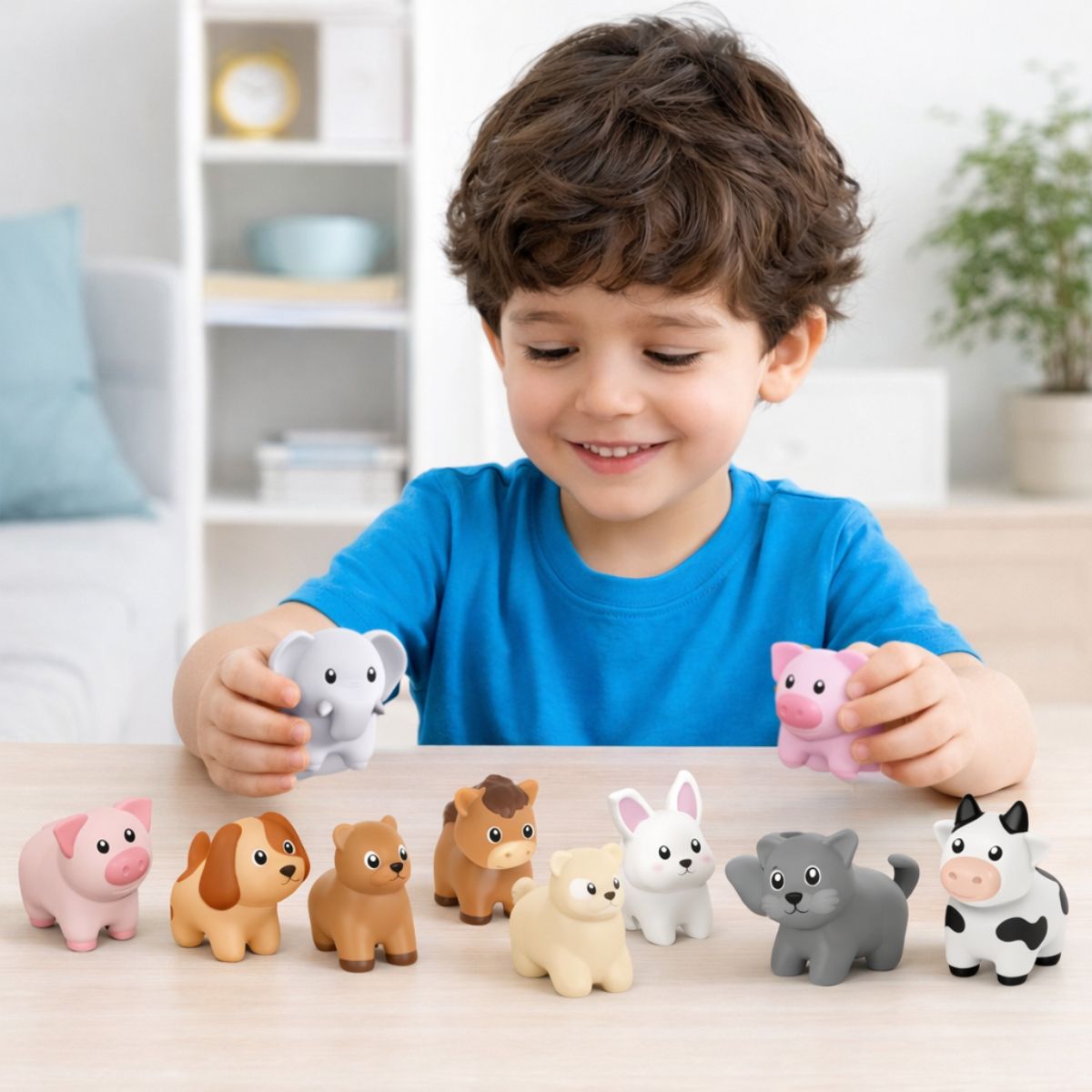 Juego de Emparejamiento y Encaje de Animales Granja Niño en casa - Titina