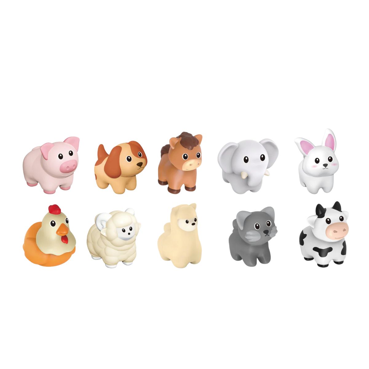 Juego de Emparejamiento y Encaje de Animales Granja 10pzas - Titina