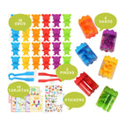Juguete Montessori Clasificación y Conteo Animalitos Accesorios - Titina