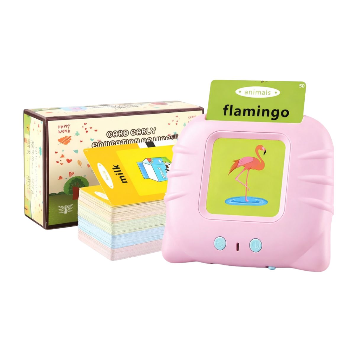 Juguetes Aprendizaje Tarjetas Lectura Español Inglés - Titina