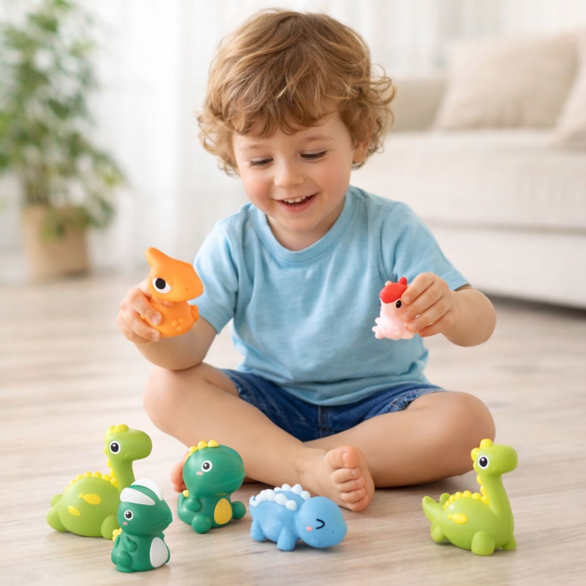 Juguetes Dinosaurios de Baño para Bebés y Niños en casa - Titina