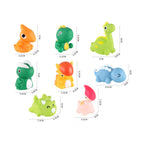 Juguetes Dinosaurios de Baño para Bebés y Niños Medidas - Louicid