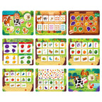 Libro Montessori de Actividades La Granja Hojas - Titina
