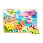Puzzle De Madera Dinosaurios Didáctico Para Niños - Titina
