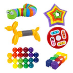 Set Juguetes Sensoriales Didácticos Montessori 6 Piezas - Titina