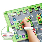 Tablero Magnético Laberinto de Autos Didáctico Instrucciones - Titina