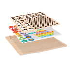 Tablero de Clasificación 6 en 1 de Madera Montessori Encaje - Titina