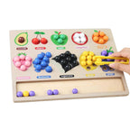 Tablero de Clasificación de Colores y Frutas Metodo - Titina