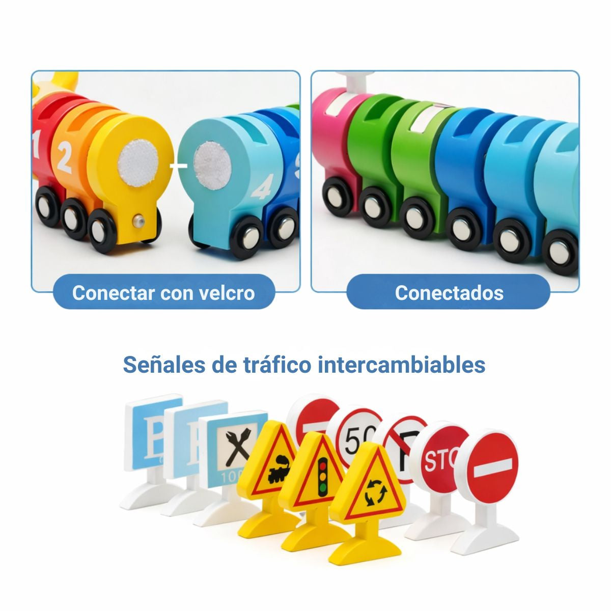 Tren de Madera Montessori Concuna Instrucciones - Titina